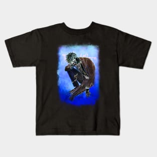 Gojo Satoru smoke Kids T-Shirt